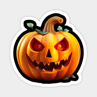 3d halloween pumpkin Magnet