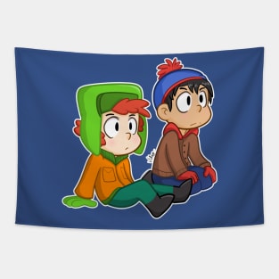 South Park Besties - Kyle and Stan Tapestry