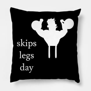 Skips Legs Day Pillow