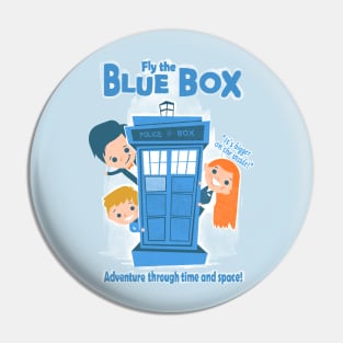 Fly the blue box Pin