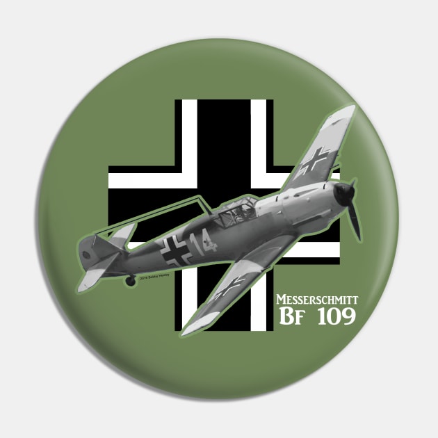 Bf - 109 Pin by Illustratorator