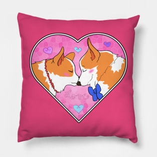 Corgi Love Pillow