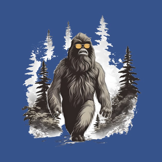 Dope Sasquatch in Nature by Grassroots Green