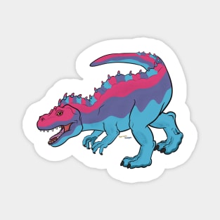 Androganthosaurus - Androgenous Pride Acrocanthosaurus Magnet