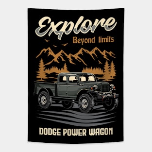 Power Wagon Truck Tapestry