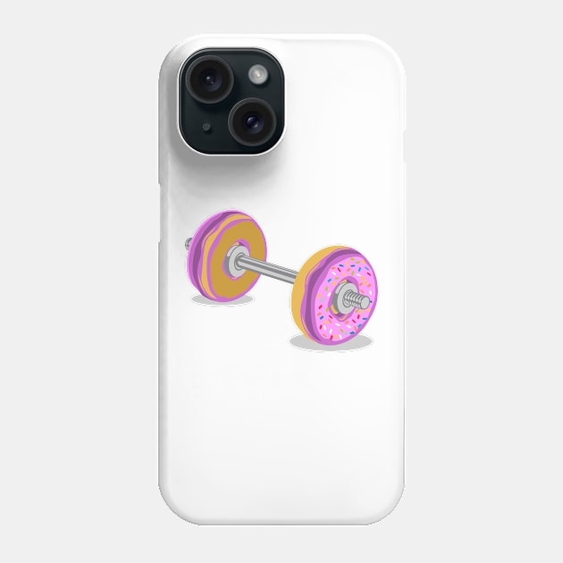 Doughnut Series: Doughnut Barbell Phone Case by Jarecrow 