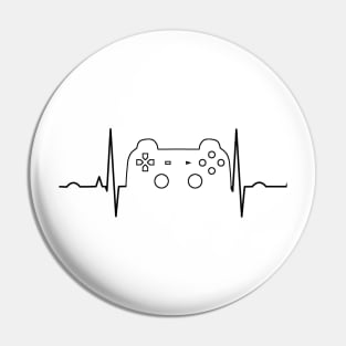 Gamer Heartbeat Pin