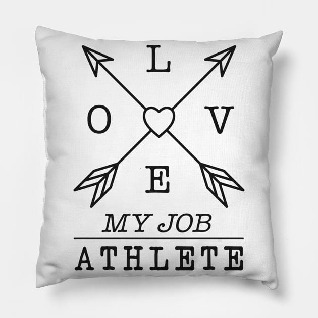 Athlete profession Pillow by SerenityByAlex