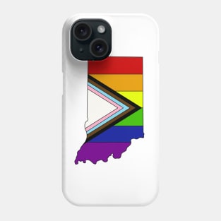 Progress pride flag - Indiana Phone Case