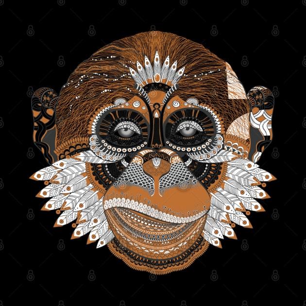 Psychedelic Monkey - Stoned Ape by AltrusianGrace