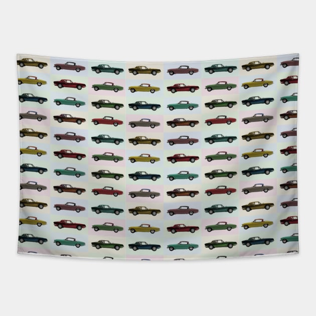 Studebaker pattern Tapestry by DaJellah