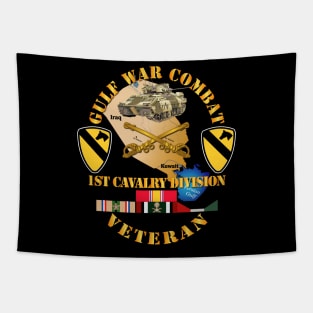 Gulf War Combat Infantry Vet w 1st Cav Div SSI Tapestry