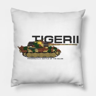 Tiger II T-Shirt Battle of the Bulge Pillow