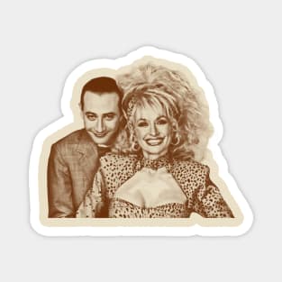 Pee Wee Herman ~ Retro Vintage Sketches Magnet