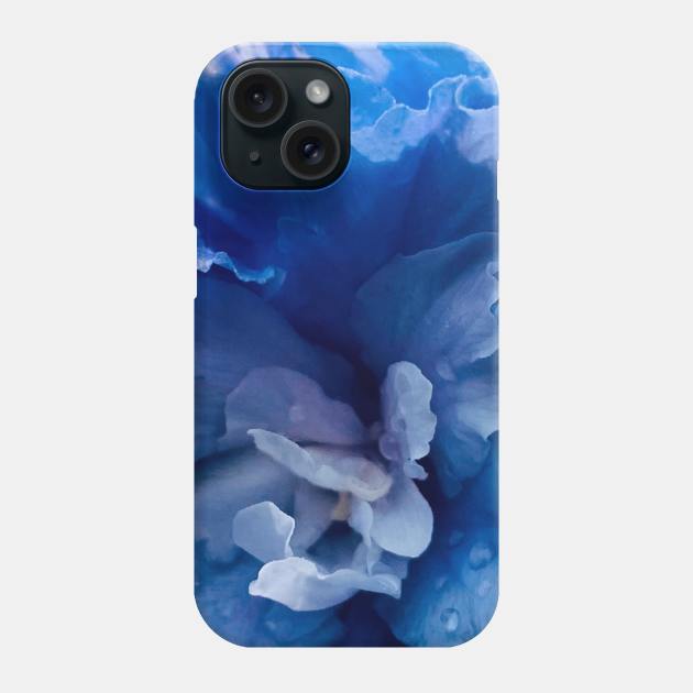 blue flower Phone Case by baksuart