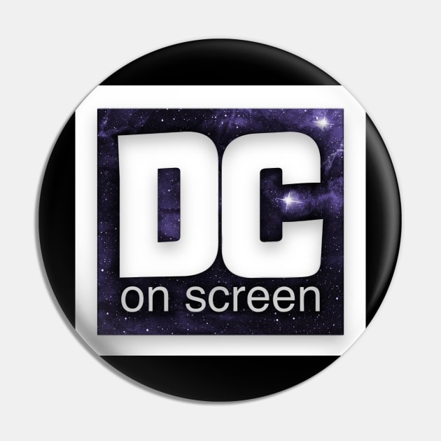 DC on SCREEN Podcast Logo (Stars) Pin by DC on SCREEN