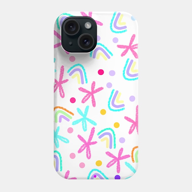 Cute rainbow pattern Phone Case by jen28