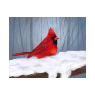 Cardinal in the Snow T-Shirt