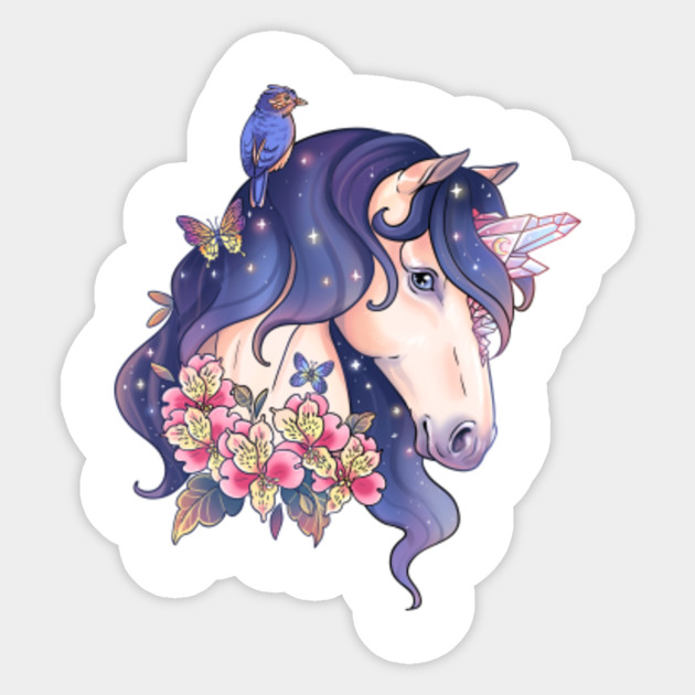 Magical Unicorn Unicorn Art Autocollant Teepublic Fr
