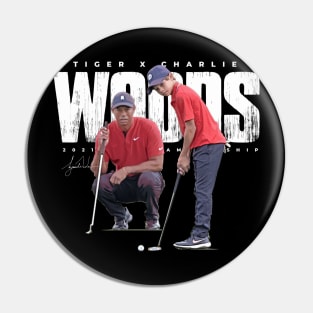 Tiger x Charlie Woods Pin