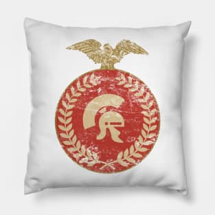 Vintage Distressed Roman Gladiator Pillow