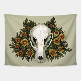 Fox Skull Tapestry