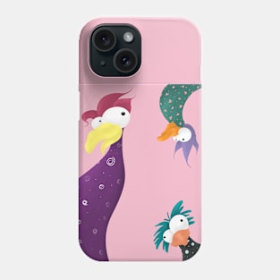 Feathered Funk Funky Chickens Phone Case