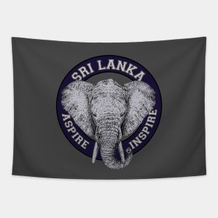 sri lanka elephant vi Tapestry