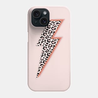 Leopard Lightning Bolt Phone Case