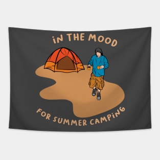 Summer Camping Tapestry