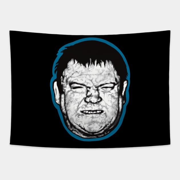 Dick The Bruiser Tapestry by Art from the Blue Room