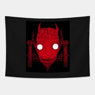 The Red Devil Car Tapestry