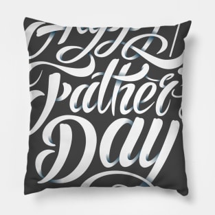 Happy Fathers Day T-Shirt Pillow