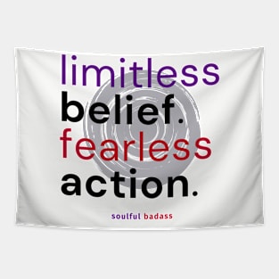 Limitless Belief - Fearless Action Tapestry