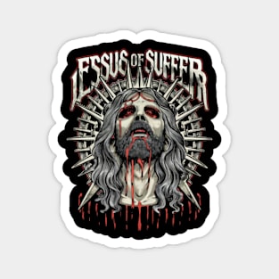 Jesus suffer Magnet