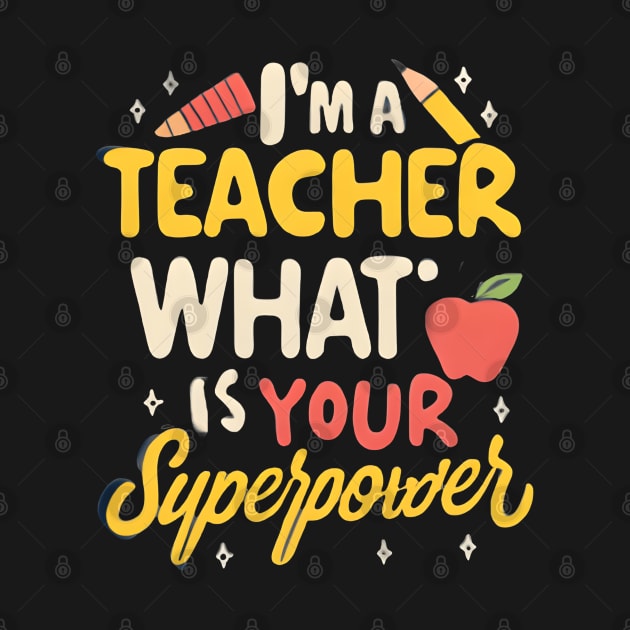 I'm a Teacher what is your superpower by NomiCrafts