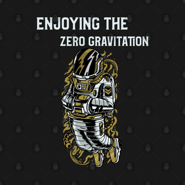 Zero gravitation Astronaut by Storeology