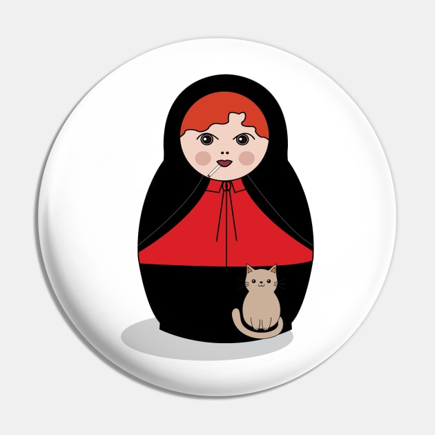 Russian Doll -TV Show Pin by BasicBeach