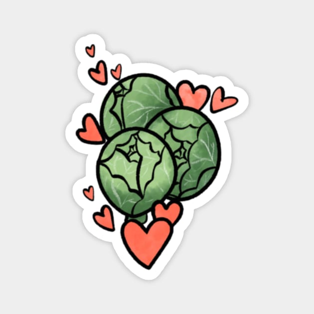 MY CABBAGES Magnet by AshleyNikkiB