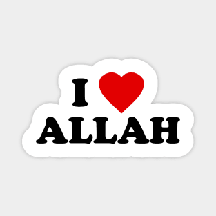 i love allah Magnet