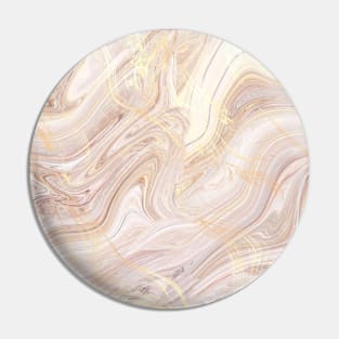 Gold Marble Pin