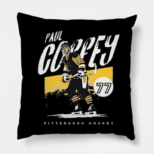 Paul Coffey Pittsburgh Grunge Pillow