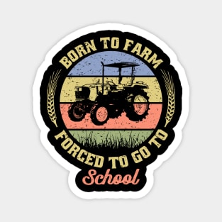 farmer,tractor,farm retro,gift,gifts Magnet