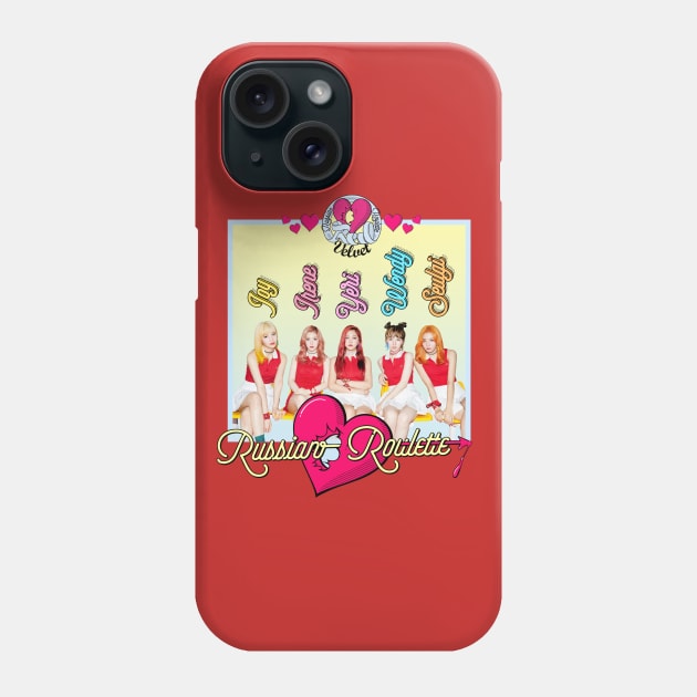 RED VELVET RUSSIAN ROULETTE Phone Case by skeletonvenus