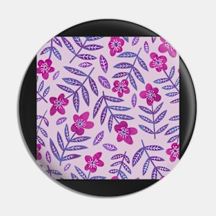 Pink and purple very peri flowers Pin