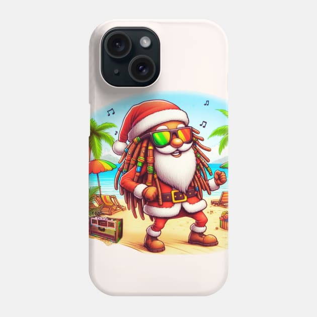 Santa's Reggae Rhythm Phone Case by AlmostMaybeNever