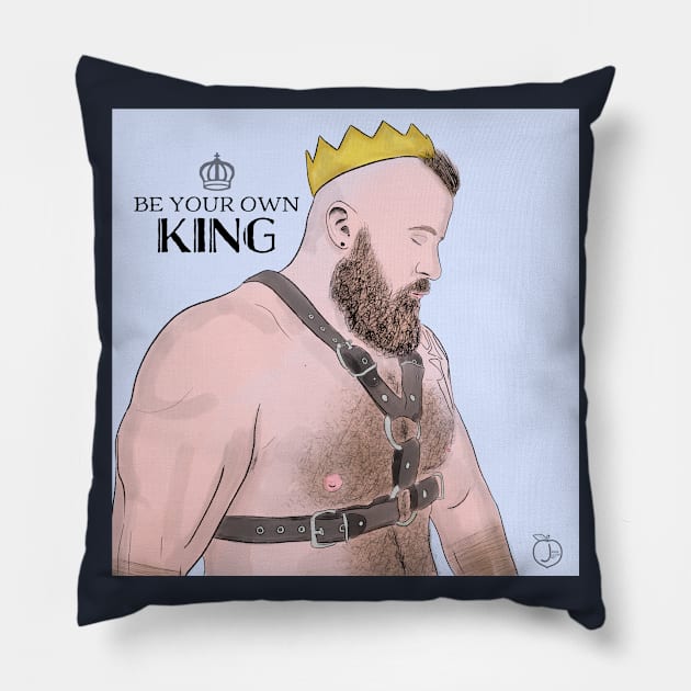 Be Your Own King Pillow by JasonLloyd