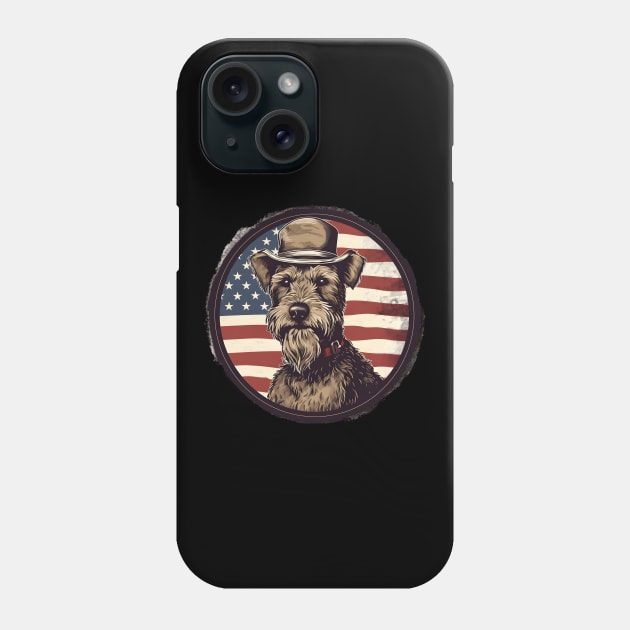 Lakeland Terrier 4th of July Phone Case by NatashaCuteShop