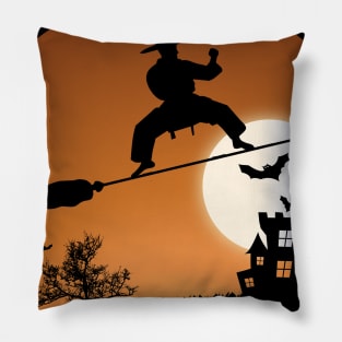 karate halloween Pillow