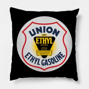 Union Ethyl Gasoline vintage sign reproduction Pillow